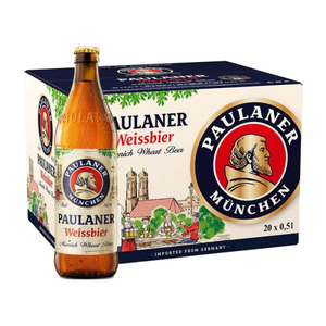 Paulaner Hefe Weissbier Naturtrub 500ml 20pk