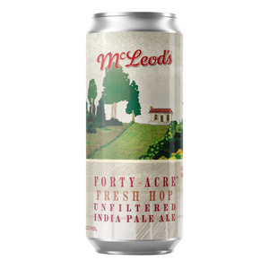 Hazy Ipa: Mcleods Forty Acre Fresh Hop Unfiltered IPA 440ml