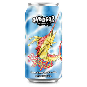 Sour Beer: One Drop Brewing The Big Fish Pastry Smoothie Sour 440ml