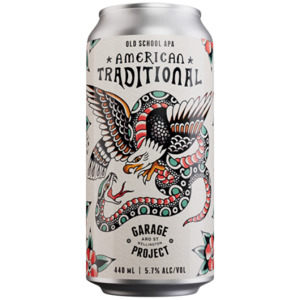 Pale Ale: Garage Project Tougie Sticker #1 American Tradional APA 440ml