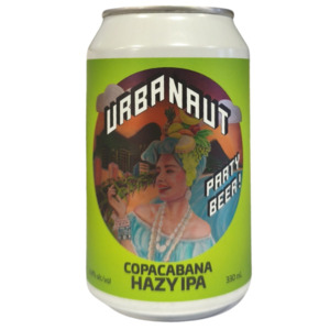 Hazy Ipa: Urbanaut Copacabana Hazy IPA 330ml