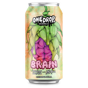 Hazy Ipa: One Drop Brewing Brain Hazy IPA 440ml