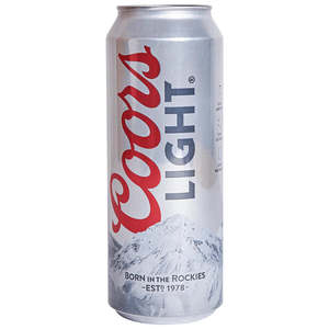 Lager: Coors Light 709ml Can