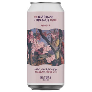 Dark Beer: Heyday Choc, Cherry & Rye Belgian Stout 440ml