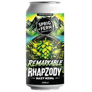 Sprig & Fern Remarkable Rhapzody NZ IPA 440ml
