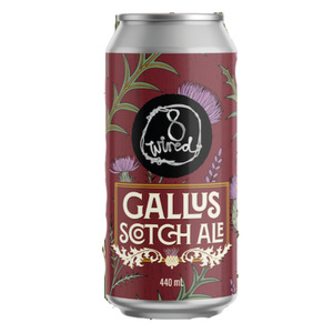 Beer: 8 Wired Gallus Scotch Ale 440ml