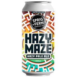 Beer: Sprig & Fern Hazy Maze Hazy Pale Ale 440ml