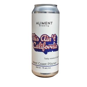 Lager: Aliment Brewing This Ain't California West Coast Pilsner 500ml
