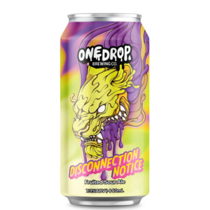 Sour Beer: One Drop Brewing Disconnection Notice Fruited Sour 440ml