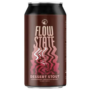 Dark Beer: Mount Brewing Flow State Raspberry, Chocolate & Coconut Stout 440ml