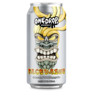 Hazy Ipa: One Drop Brewing Face Value Hoppy Ale 440ml