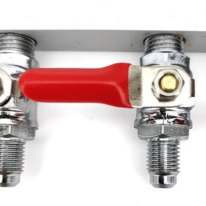 Products: 4 Output / 4 Way Manifold Gas Line Splitter with Check Valves (1/4″ thread, MFL Thread) DUOTIGHT compatible – BeerLuv