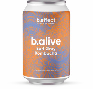 Non Alcoholic: b.alive Earl Grey Kombucha