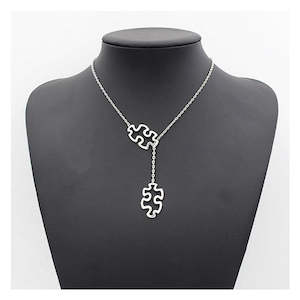 Autism awareness necklace