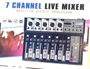 Recording and Live Sound: Fzone 7 Channel mixer