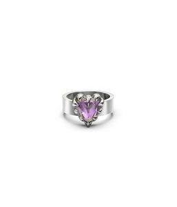 Stolen Girlfriends Club Love Claw Ring Mystic Quartz