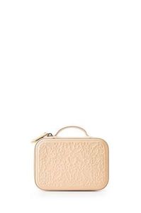 Karen Walker Accessories Beija Flor: Karen Walker Leather Jewellery Case Peach