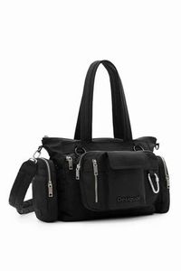 Desigual Black Multi Position Bowling Bag