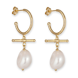 Bianc Bracelets Beija Flor: Bianc Harpoon FWP Earrings Gold Plated