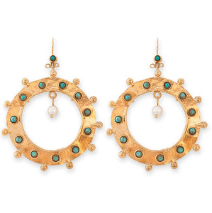 Bianc Bracelets Beija Flor: Bianc Willow Earring Brass/Gold Plated