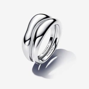 Products: Pandora Organically Shaped Stacking Rings
