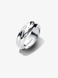 Products: Pandora Rippled Wide Band Ring