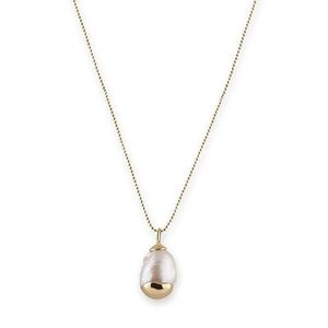 Bianc Bracelets Beija Flor: Bianc FWP GP Capped Pendant Necklace