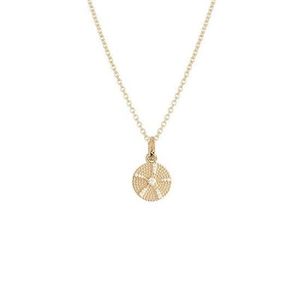 Evolve Bracelets Beija Flor: Evolve Kina Coin Necklace Gold Plated