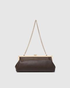 Louenhide Maya Clutch Bag Chocolate