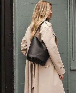 Louenhide Miranda Black Bucket Bag