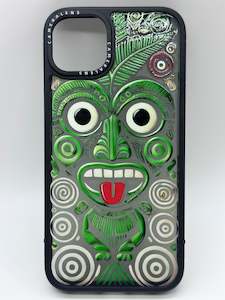 Phone Cases: Green Tiki Spirit Case