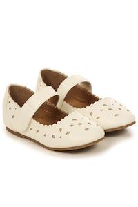 Flower Girl Accessories: Geometric Cut Out Mary Jane shoe