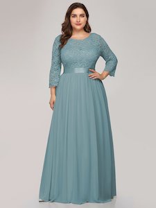 Teal Bridesmaids Dresses: Dawn Empire Waist Bridesmaid Dress