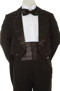 Page Boy Suits: Formal Tuxedo w/ Tail