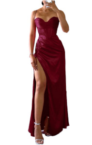 Ball Dresses: Gracie satin tie back dress