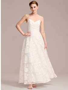 Simple White Wedding Dresses: Rose Wedding dress