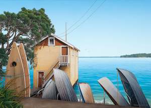 Auckland Prints: Herne Bay Cruising Club Boathouse 150