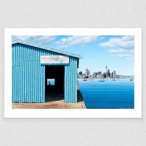 Auckland Prints: Stanley Point Sailboats 150