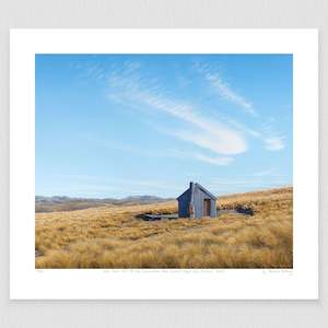Otago Prints: Wire Yards Hut 150