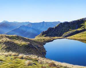 Nelson Prints: St Arnaud Range Tarn above Parachute Rocks 150