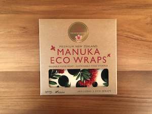 Bella Manuka Eco Wraps: Bella New Zealand Manuka Eco Wraps - Three Pack - Pohutukawa Flowers