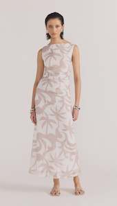 Staple The Label: STAPLE THE LABEL Celeste Mesh Maxi Dress