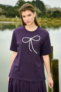 Curate: CURATE Bowtiful Day Top