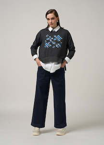 Madly Sweetly: MADLY SWEETLY Outside Sweatshirt - Thistle