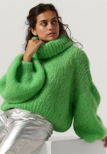 AMERICAN DREAMS Pepper Roll Neck Cropped Knit