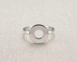 Sterling Silver Concentric Circle Ring
