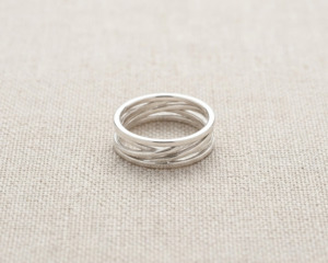 Sterling Silver Woven Ring