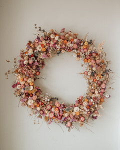 Products: Handmade Dried Flower Wreath Sweet Stems NZ