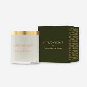 Lyttelton Lights Lemongrass & Ginger Candle Sweet Stems Florist