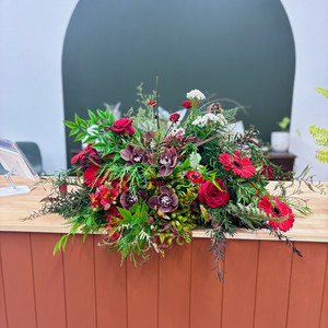Products: Garden Style Casket Spray Sweet Stems Florist